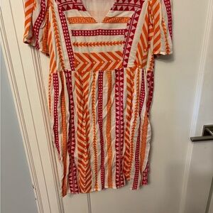 Jacquard Mini Swing Dress SIZE MEDIUM TALL